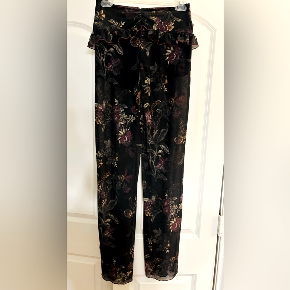 Free People Night Blooms Mesh Pants - Picture 7 of 9